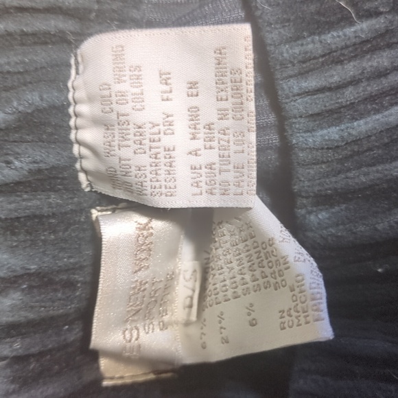 Jones New York PETITE Small super soft wide wale skinny pants - Picture 2 of 4